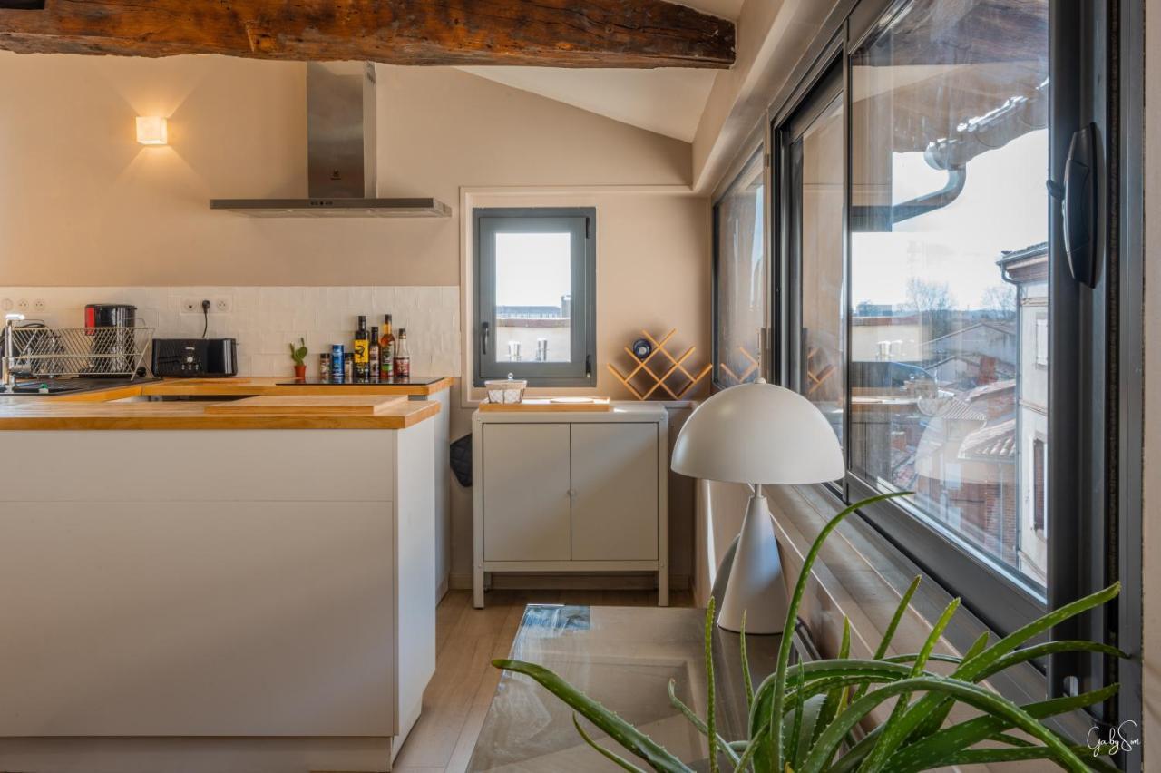 Ferienwohnung La Terrasse De La Piale Albi Exterior foto