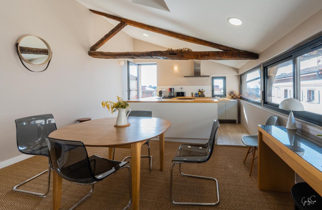 Ferienwohnung La Terrasse De La Piale Albi Exterior foto